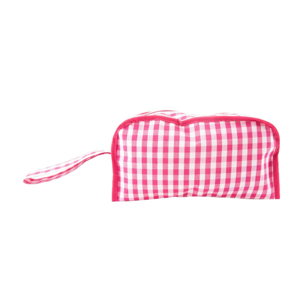 Pink Gingham Pouch