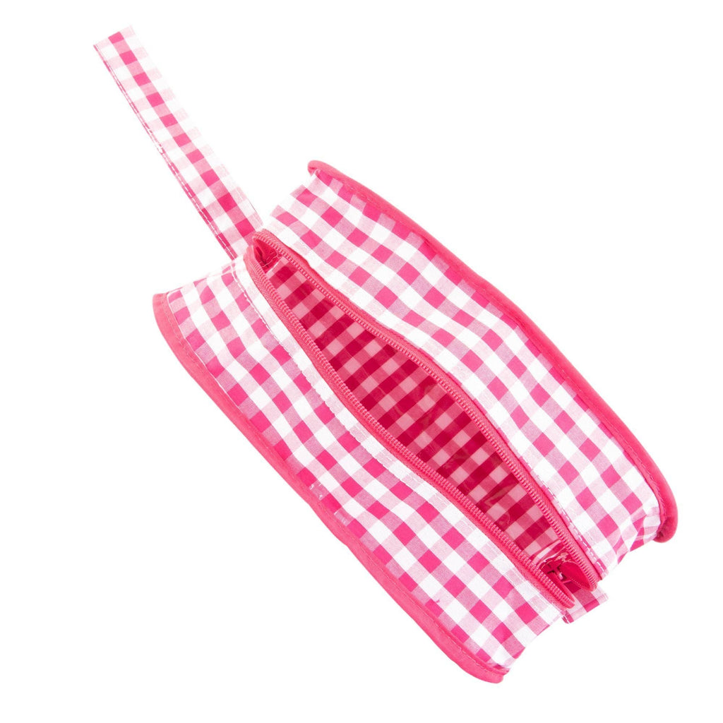 Pink Gingham Pouch