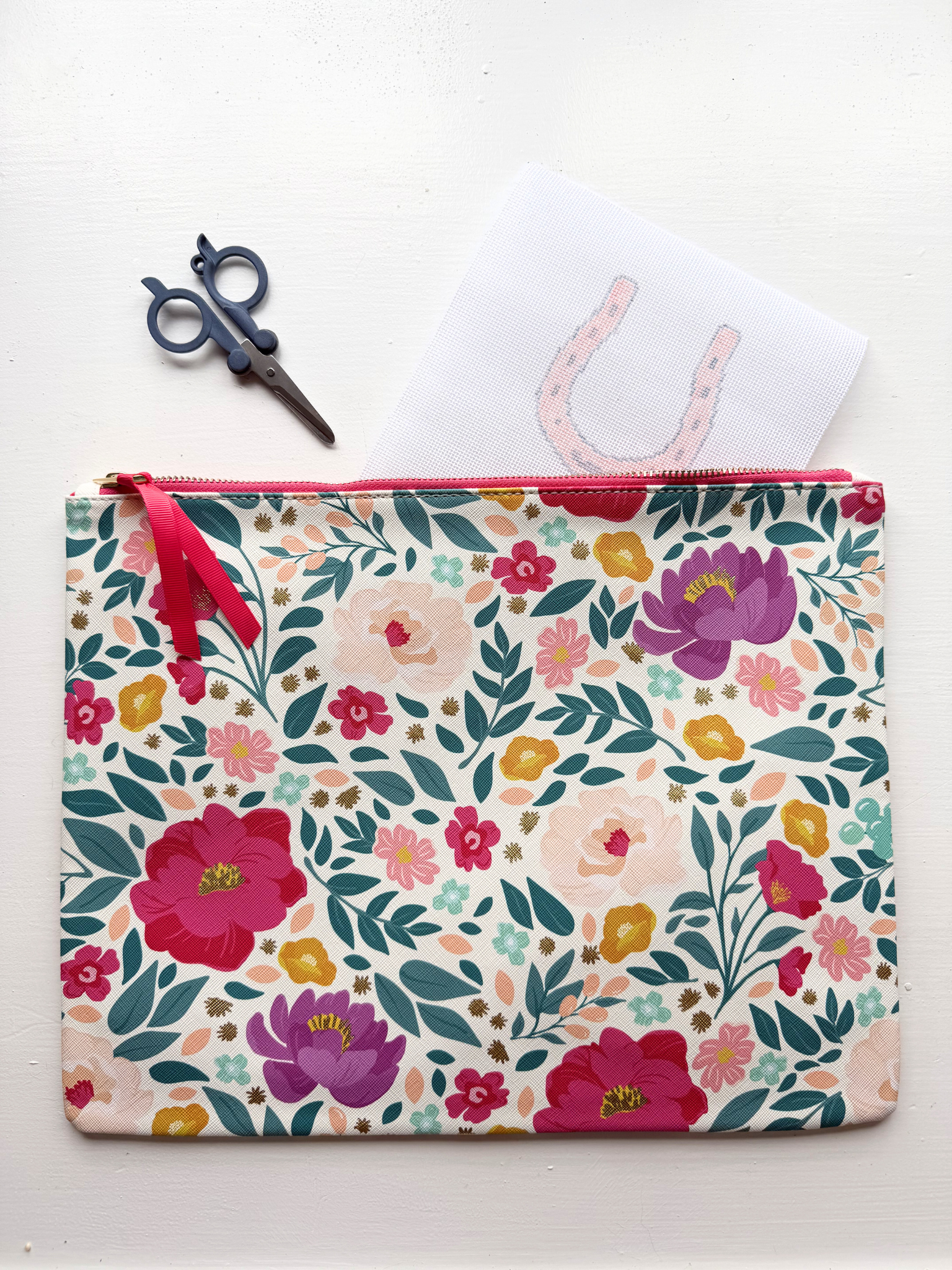 Pink Horseshoe Canvas