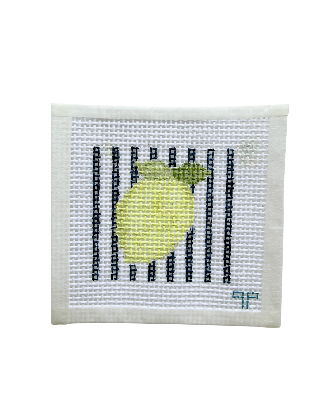 Lemon Stripes Mini Canvas