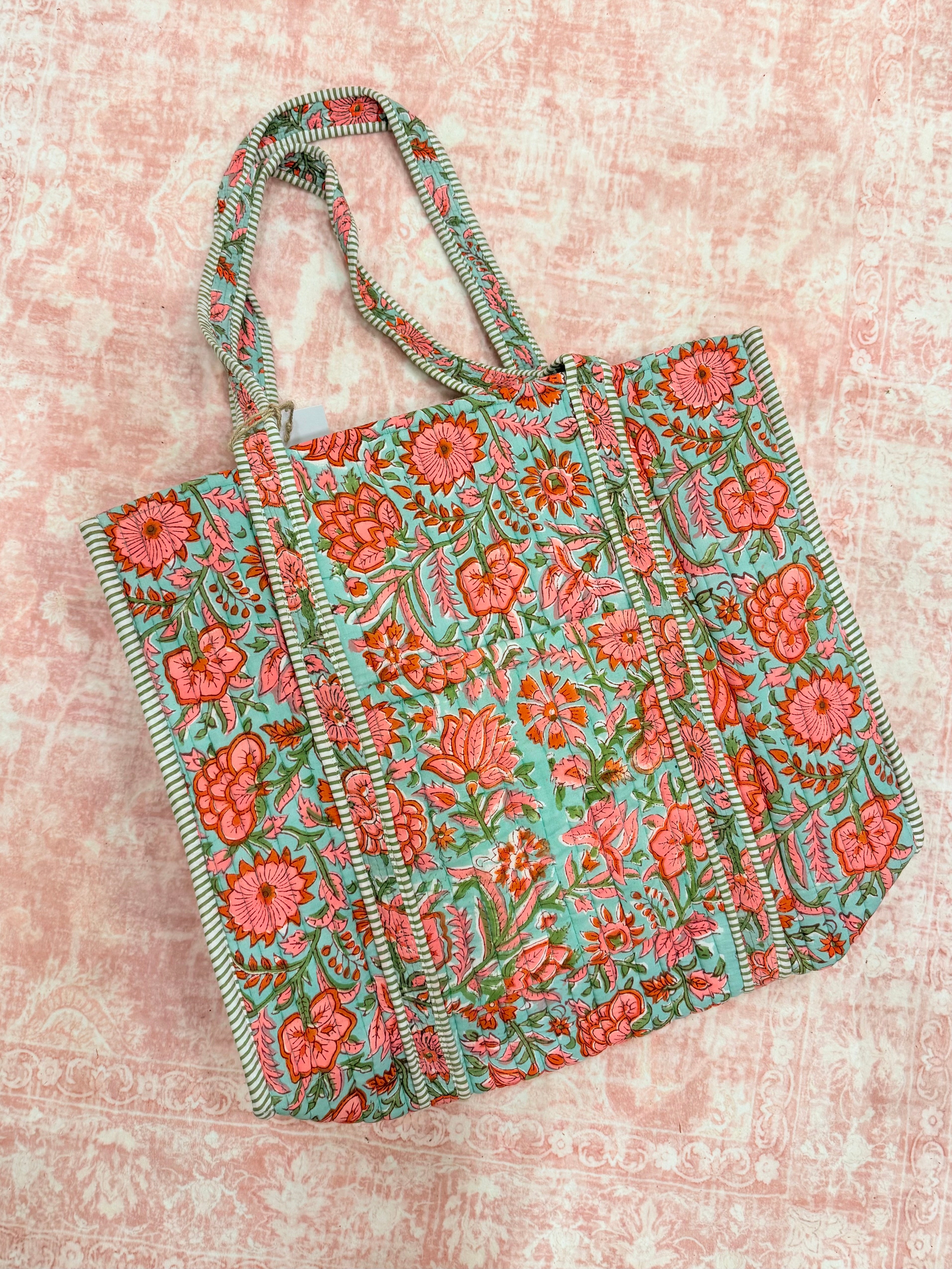 Zinnia Quilted Tote