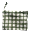 Bits and Bobbles Pouch- Green Gingham