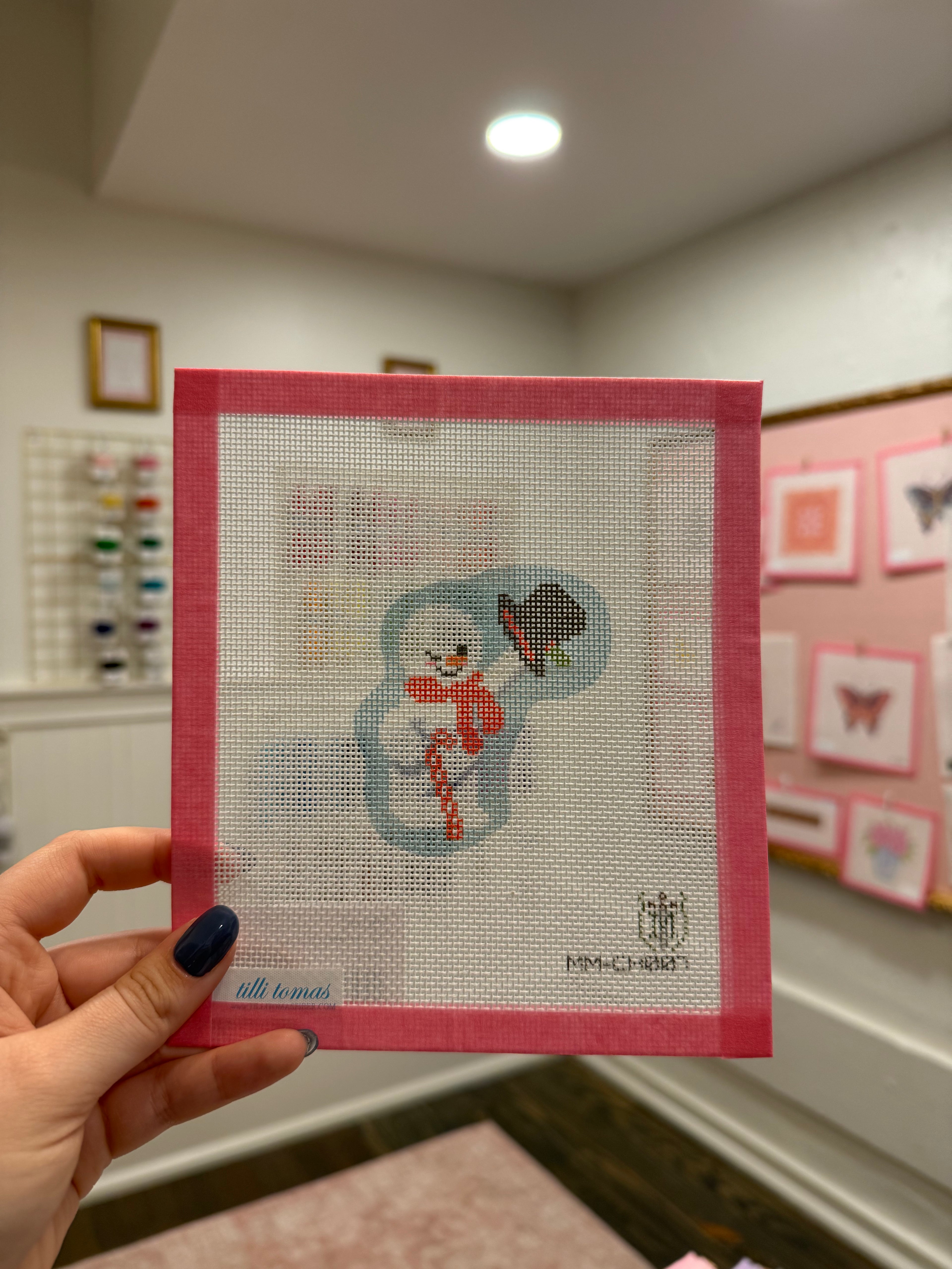Polite Snowman Canvas
