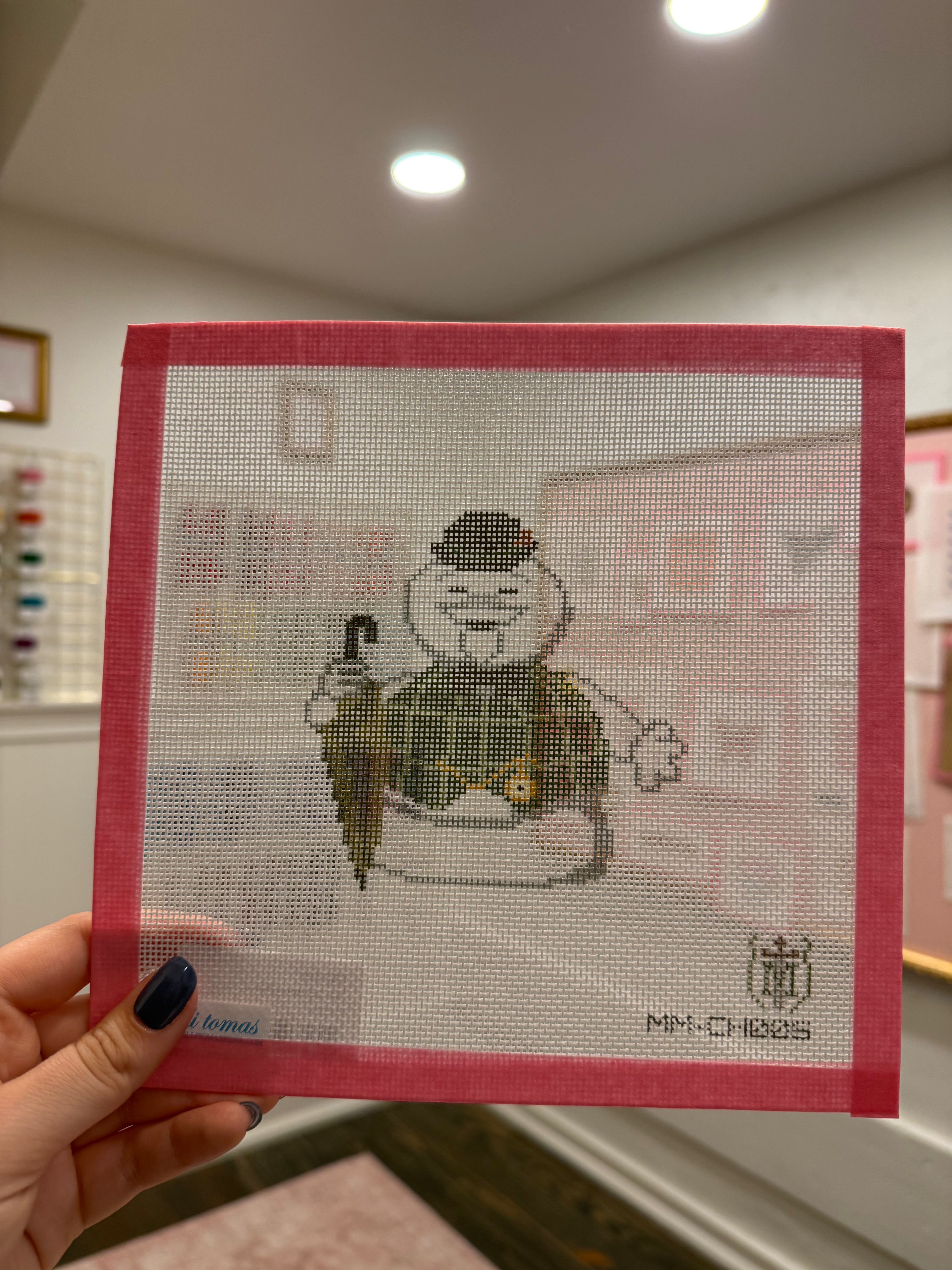 Jolly Snowman Canvas