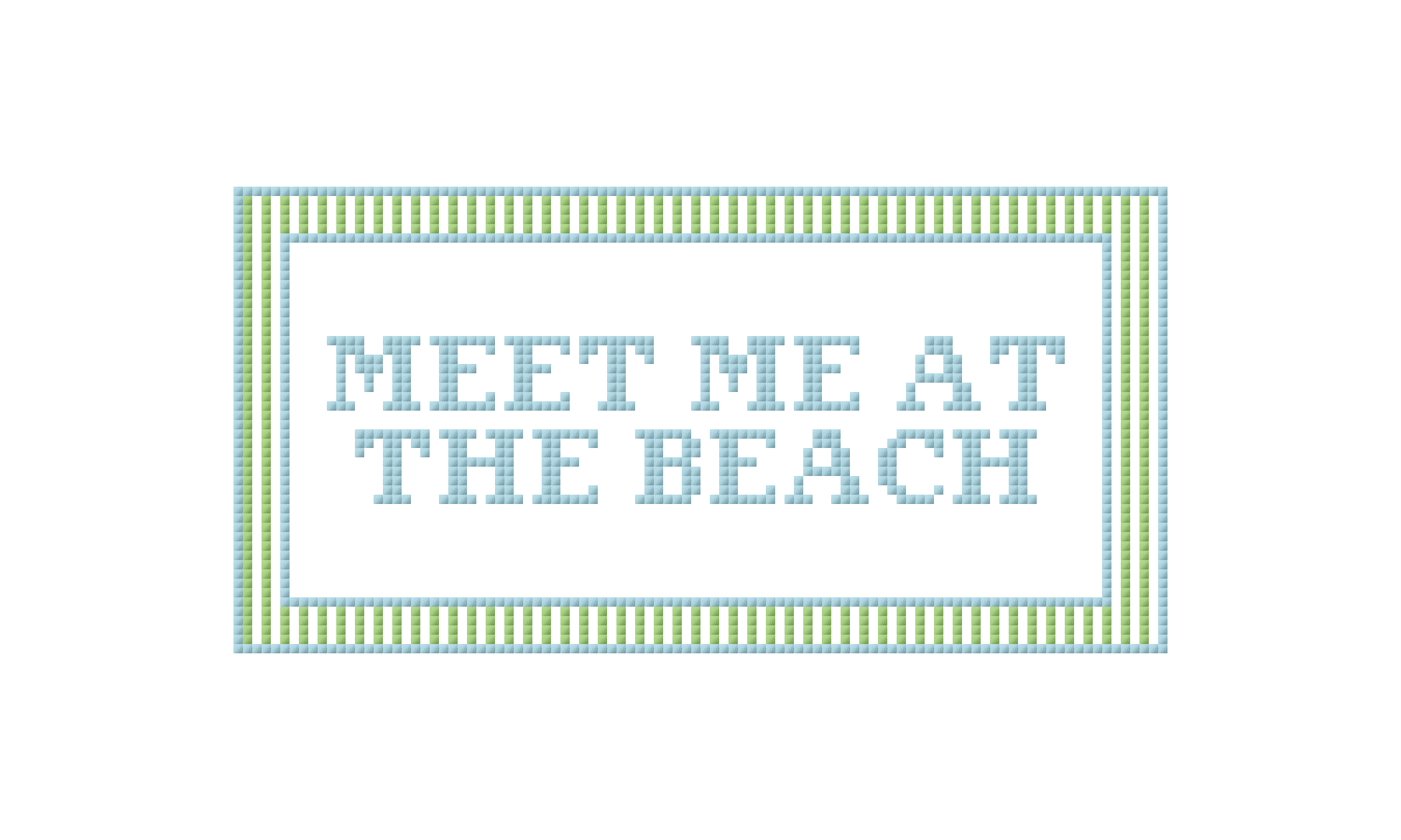 Meet Me at the Beach Canvas