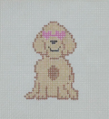 Golden Pup with Sunnies Canvas
