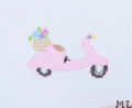 Pink Vespa Canvas