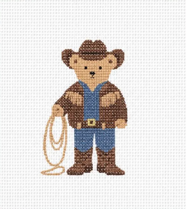 Rodeo Bear Canvas