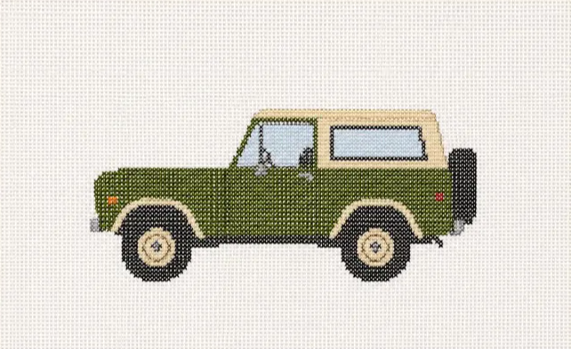 Vintage Bronco Canvas