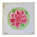 Pink Spring Magnolia Pillow Round
