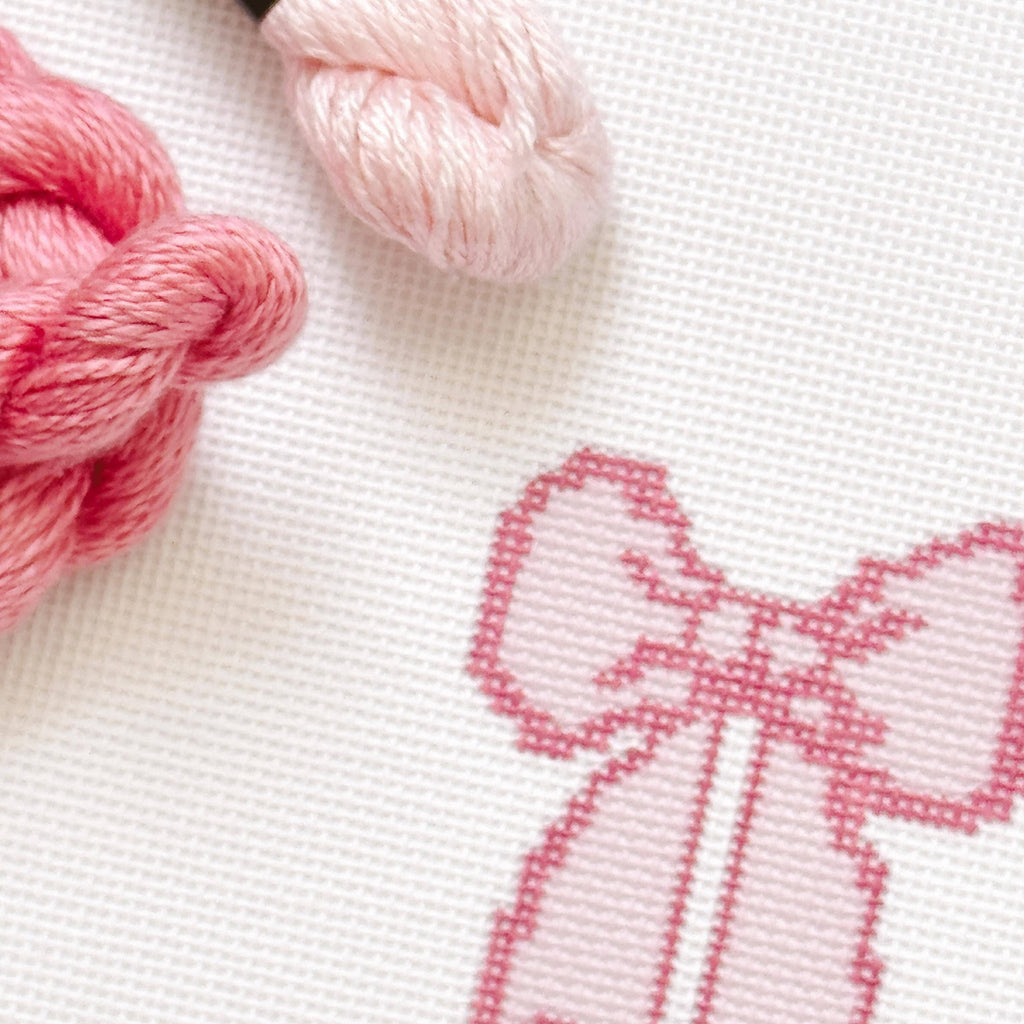 Pink Bow Canvas