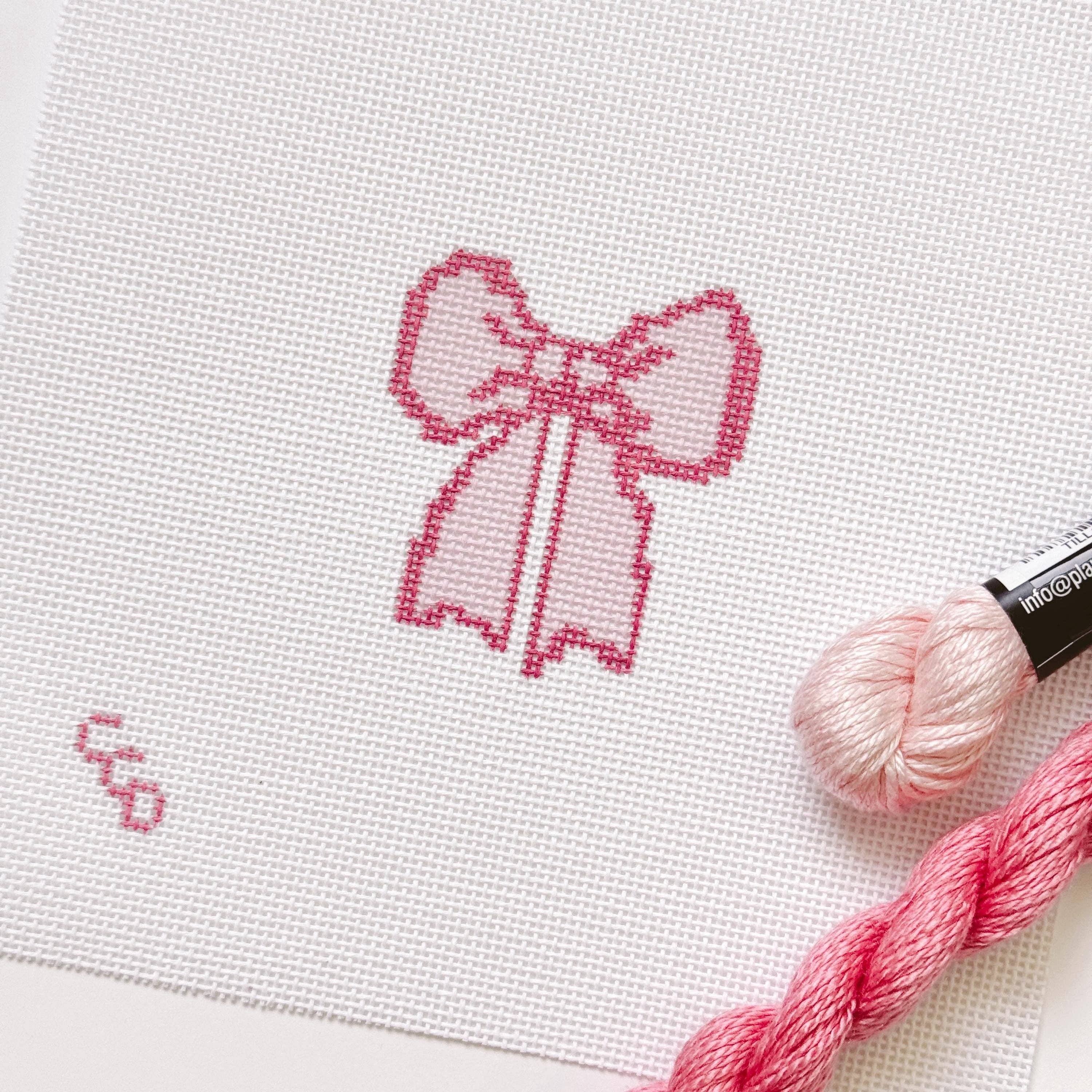Pink Bow Canvas