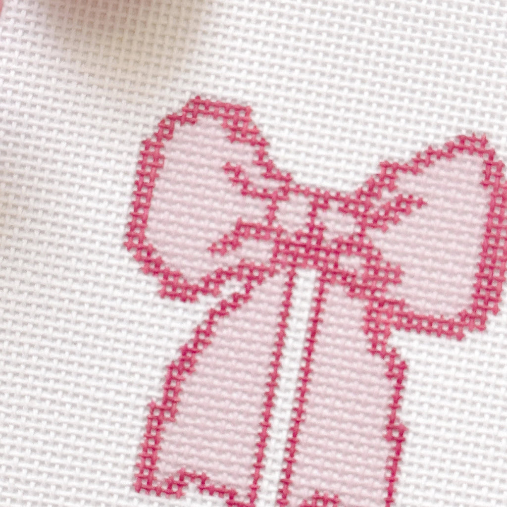 Pink Bow Canvas