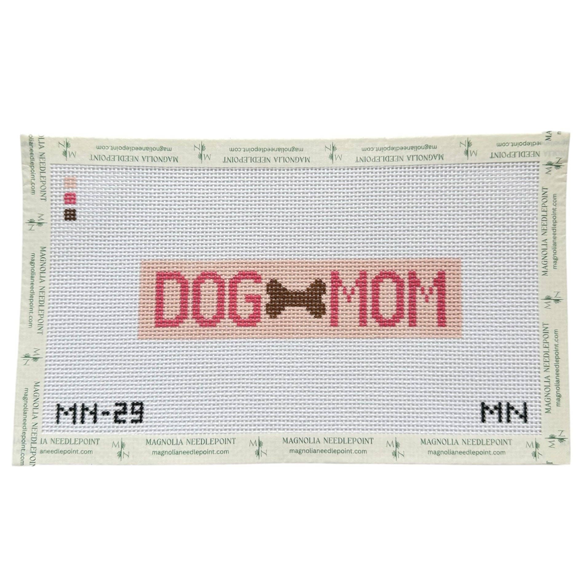 Dog Mom Key Fob Canvas